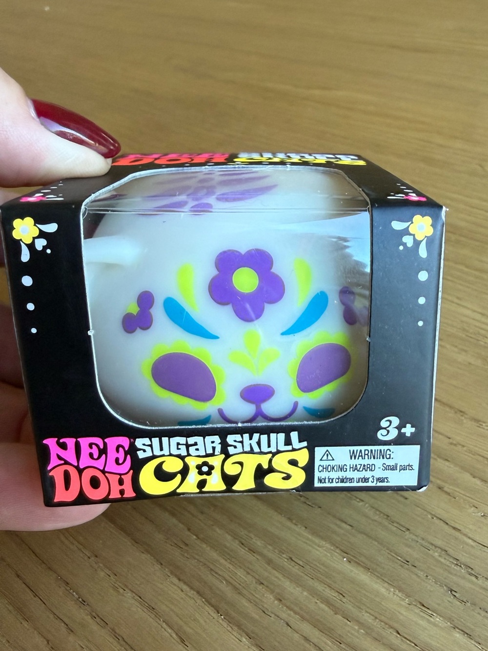 💀🐱Schylling NeeDoh Sugar Skull Cats Squishy- NWT